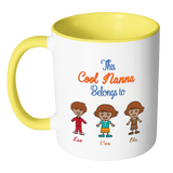 This cool nana belongs to Afro American children Colorful Coffee Mug - Limited Edition