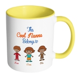 This cool nana belongs to Afro American children Colorful Coffee Mug - Limited Edition