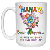 Bunch of Happiness Ceramic Coffee Mug Both Sides Print