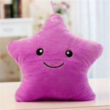 Star Led Light Pillow Star Luminous Pillow Light Valentine's Day Gift Stuffed Cartoon Plush Kids Birthday/Xmas Gift Pillow Sleep